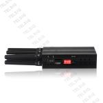 ABS Plastic + Aluminum Cell Signal Blocker , 6 Antenna Wifi Cellphone Jammer