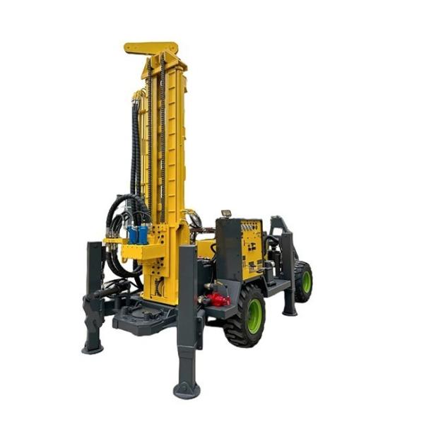 RCF220W 220m 4 Wheel Vehicle Mounted Water Well Drilling Rig For Sale Portable