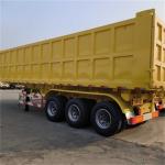 8mm Bottom Plate Thickness Dump Semi-Trailer with 3/4 Axle Original Customizable