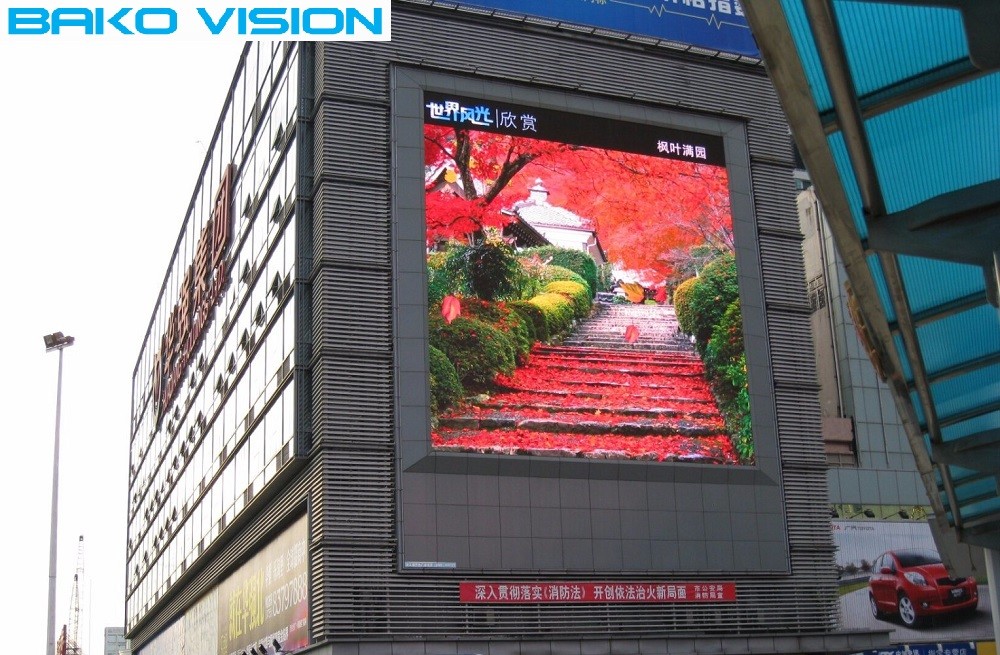 Outdoor Perminant Install LED Video Wall Advertising LED Display Screen IP65 Waterproof