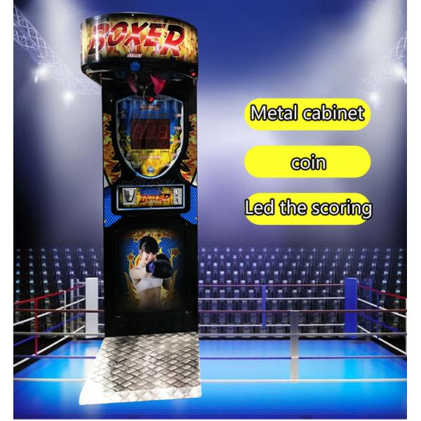 Cola Redemption Game Machine Sports Playing Hit Target Arcade Game Boxing Punch Machine