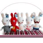 Lovely Rayman Raving Rabbids Cartoon Plush Toys White Cute Custom