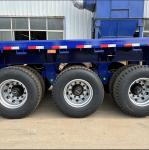 CIMC New 3-Axle Flatbed Skeleton Semi-Trailer Steel Container Truck with Wabco