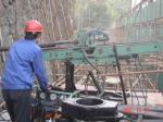Portable Rotary Drilling Rig Reinforce Side Slope Rapid Convenient High Pressure