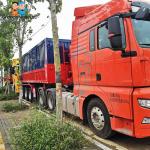 Genron Heavy Duty With Air Suspension 3 Axles Dumping Semitrailer For Transporti