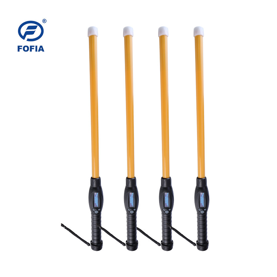 Portable RFID Stick Reader Animal Identification With 128 * 32 OLED Screen