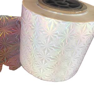Wholesale Transparent Holographic Cold Lamination Film 17 Micron Clear Holographic Film For Packaging from china suppliers