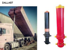 Wholesale 3 Stage Single Acting Telescopic Cylinder , Hydraulic Lift Cylinder For Dump Truck from china suppliers