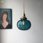 E14 D13cm Contemporary Glass Pendant Lights Various Color Available