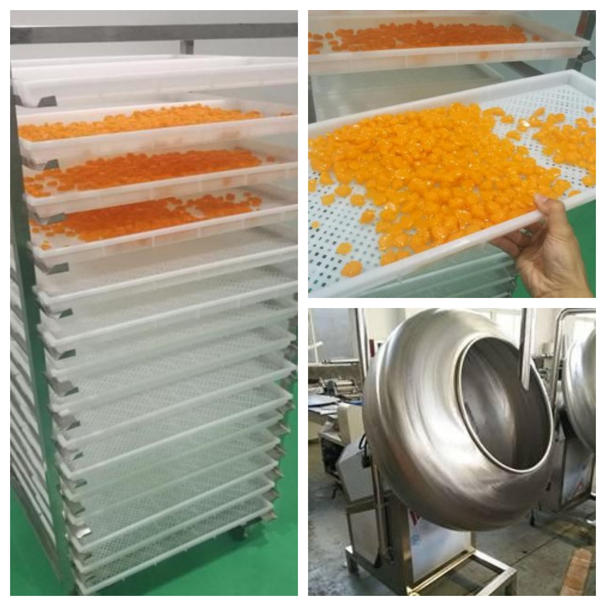 Soft Candy Production Line Automatic Gummy Candy Bear Making Machine 1900*900*1620mm
