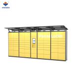 Industrial PC Parcel Delivery Lockers With SMS Input Password Click And Collect