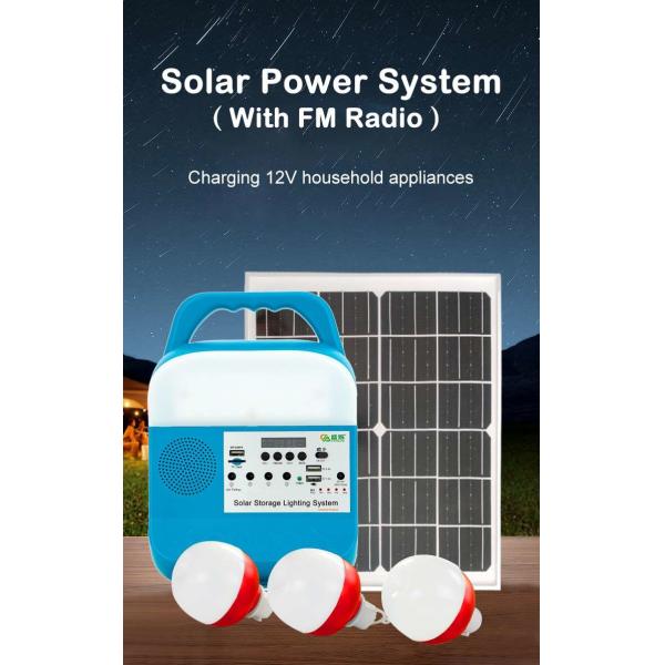 SRE-815A Solar Powered Lamps Light Led Bulb Portable Emergency Bbq Hiking 16W / 16V