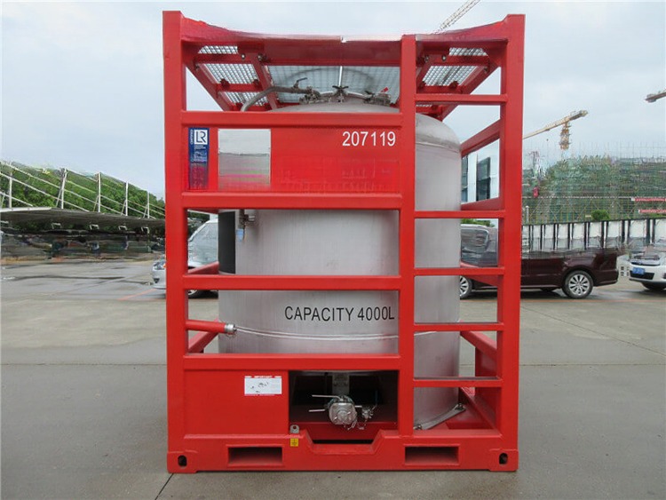 16000L DNV 2.7-1 Standard 20ft Frame UN T11 Stainless Steel Tote Offshore Tank Container for International Transport
