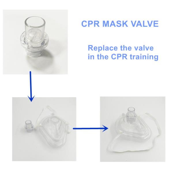 Pocket Replacement One Way Valve Cpr Mask Emergency With Hard Case
