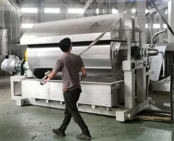 Lignit Potassium Humate Rotary Drum Dryer Rotating Continuous Drying Equipment