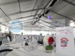 Anti Rust Surface Marquee Wedding Tent With Transparent PVC