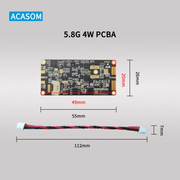 Self-Install Drone Signal Extender PCBA Board 4W 36dBm Wireless RF Booster
