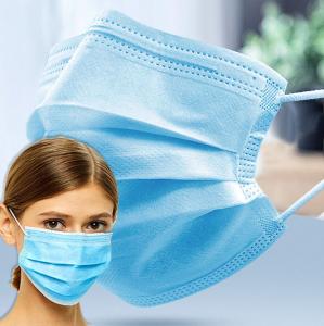 Wholesale OEM / ODM Non Woven Disposable Mask 17.5*9.5cm Size With Ear Elastic Loop from china suppliers