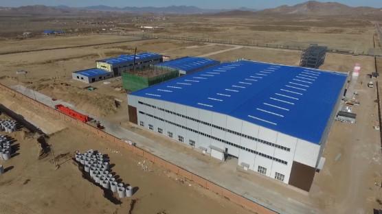 Modern Heavy Prefabricated Steel House Warehouse With High Weather Resistance