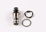 Nickel Plated Coax BNC Connectors Straight Bulkhead Crimp Electrical RF