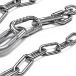 8MM Stainless Steel Heavy Duty Link Chain DIN766 SS304 SS316 Test Load 48kN