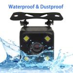 BF Universal 360 Bird View Camera Waterproof Night Car Camera With Wiring 4 LED
