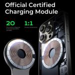 Qi2 Fan Magnetic Wireless Charger Car Phone Holder With Well-Designed Motherboar