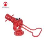Red Manual Fire Fighting Monitors Fire Emergency Equipment 30 Rated Flow