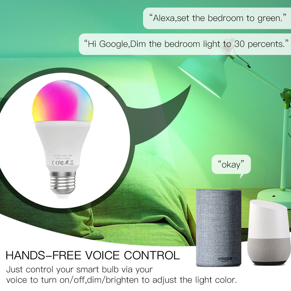 7W9W10W Color Changing Light Bulb E27 E26 110V220V