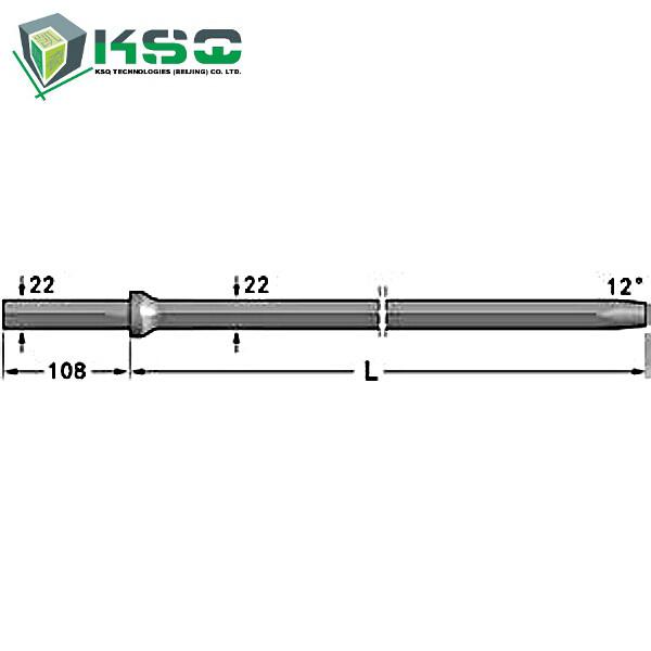 Integral Drill Rod For Mining Quarrying Plug Hole Rock Drilling Tools
