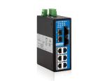 DIN-Rail Mounting or Wall Mounting 10-port 100M/Gigabit Layer 2 Managed