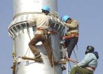 2 Steel Pipe Pole Monopole Transmission Tower ASTM A123 Submerged Arc Welding