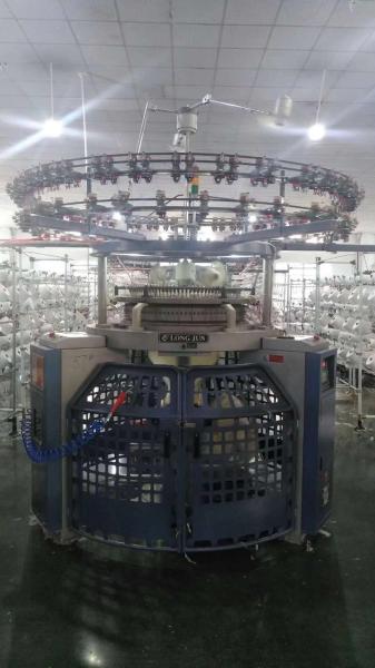 2.2T Single Jersey Circular Knitting Machine , Three - Thread Fleece Knitting