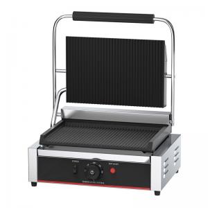 Wholesale Commercial Kitchen Equipment Electric Contact Grill with Stainless Steel Construction from china suppliers