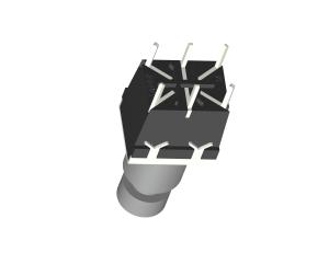Wholesale Vertical Mounting Guitar Pedal Foot Switch ON ON 6 Terminal SF14011M from china suppliers
