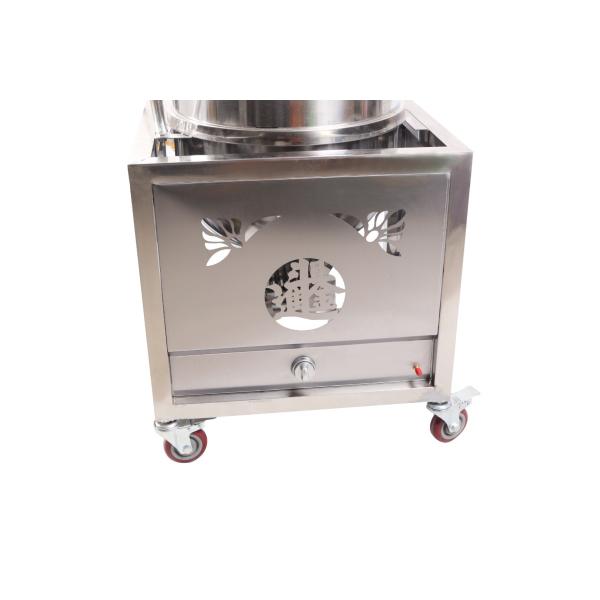 Spherical Kettle Caramel Popcorn Making Machine With Gas Heating