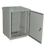 12U Cold Rolled Steel IP55 Outdoor Network Cabinet With Air Conditioner