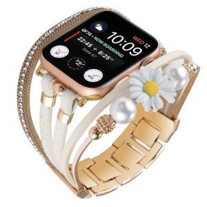 Wholesale DHL.UPS.FEDEX.EMS Trendy Zou Chrysanthemum Decorative Smart Watch Band from china suppliers