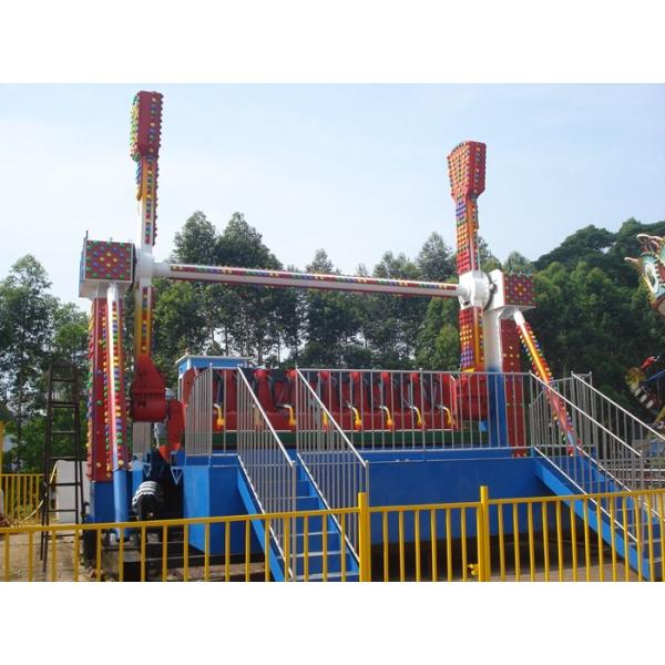 FRP Material Frisbee Carnival Ride , 16 Seats Thrilling Amusement Park Rides