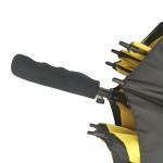 30 Inch Black&Yellow Double Canopy Golf Umbrella With Custom Logo Printing