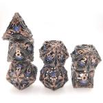 Odorless Durable Polyhedral Resin Dice Anti wear Durable Multipurpose Tiny Metal