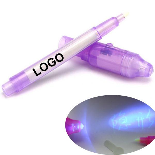 UV invisible light pen green invisible ink check lamp 13cm colorful logo