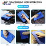 30x60cm Scratch Free Polishing Microfiber Cleaning Cloth 400gsm Car Wash Towel
