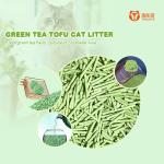 Natural Greentea Tofu Clumping Litter ODM Clumping Biodegradable Cat Litter
