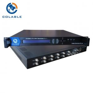 Wholesale FTA Digital Satellite Receiver Decoder 6 DVB - S2 ASI Mux To IP Demodulator COL5881A from china suppliers