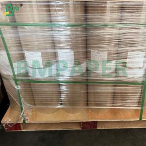 Wholesale 70gsm Striped Brown Kraft Paper For Gift Wrapping 762mm x 300m Eco - friendly from china suppliers