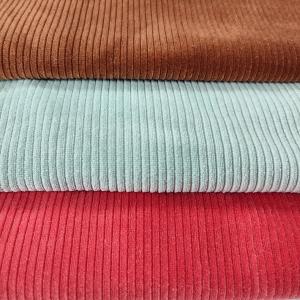 China Stripe Velvet Fabric 90% Polyester 10% Spandex Dyed Velour Velvet on sale
