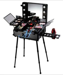 Wholesale Portable LED Makeup Mirror Trolley Light for wedding, shooting photo, top styling designer from china suppliers