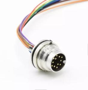 Wholesale DIN AISG 12 Pin IP67 M16 Waterproof Connector Male And Female Socket from china suppliers