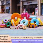 Europe Regional Resin Ice Cream Donut Props Fiberglass Candy Lollipop Sculpture